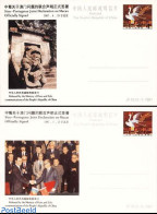 China People’s Republic 1987 Postcard Set, Declaration Of Macau (2 Cards), Unused Postal Stationary, Nature - Birds .. - Cartas & Documentos