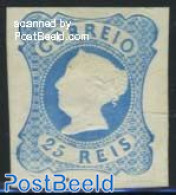 Portugal 1853 25R Blue, Reprint Of 1885, Unused (hinged) - Neufs