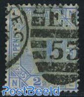 Great Britain 1880 2.5p Blue, Plate 18, Used, Used - Gebruikt