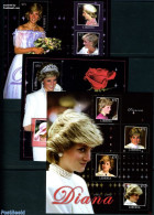 Liberia 2010 Princess Diana 12v (3 M/s), Mint NH, History - Charles & Diana - Kings & Queens (Royalty) - Koniklijke Families