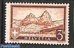 Switzerland 1931 3Fr. Stamp Out Of Set, Unused (hinged) - Ungebraucht