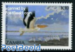 Zambia 1987 10K, Stamp Out Of Set, Mint NH, Nature - Birds - Zambia (1965-...)