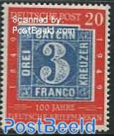 Germany, Federal Republic 1949 20pf, Stamp Out Of Set, Mint NH, Stamps On Stamps - Nuovi