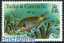 Turks And Caicos Islands 1981 Stamp Out Of Set, Mint NH, Nature - Fish - Fische