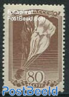 Russia, Soviet Union 1938 80K, Stamp Out Of Set, Unused (hinged), Sport - Transport - Parachuting - Neufs