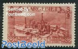 Germany, Saar 1926 2Fr, Stamp Out Of Set, Unused (hinged), Various - Industry - Fabriken Und Industrien