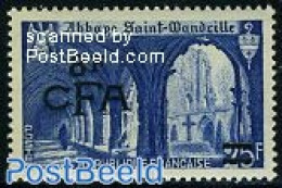 Reunion 1949 Stamp Out Of Set, Mint NH, Religion - Cloisters & Abbeys - Abadías Y Monasterios