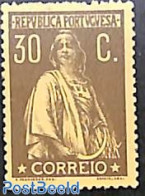 Portugal 1912 30c., Olivebrown, Stamp Out Of Set, Unused (hinged) - Neufs