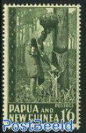 Papua New Guinea 1952 1/6Sh, Stamp Out Of Set, Unused (hinged), Various - Agriculture - Landwirtschaft