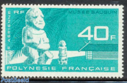 French Polynesia 1965 40F, Stamp Out Of Set, Mint NH, Art - Museums - Sculpture - Unused Stamps