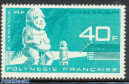 French Polynesia 1965 40F, Stamp Out Of Set, Mint NH, Art - Museums - Sculpture - Neufs