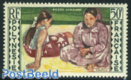 French Polynesia 1958 50F, Stamp Out Of Set, Mint NH, Art - Modern Art (1850-present) - Paul Gauguin - Ongebruikt