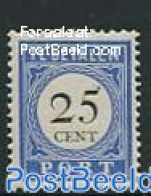 Netherlands 1894 25c, Type I, Stamp Out Of Set, Mint NH - Strafportzegels