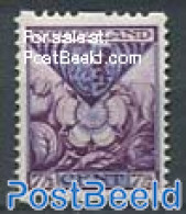 Netherlands 1925 7.5+7.5c, Sync. Perf., Stamp Out Of Set, Mint NH, History - Nature - Coat Of Arms - Flowers & Plants - Unused Stamps
