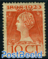 Netherlands 1923 10c, Perf.12, Stamp Out Of Set, Unused (hinged) - Ungebraucht