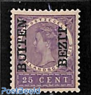 Netherlands Indies 1908 25c, BUITEN BEZIT, Stamp Out Of Set, Unused (hinged) - Autres & Non Classés