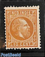 Netherlands Indies 1876 10c Orange Brown, Perf. 12.5:12, Stamp Out Of Set, Unused (hinged) - Autres & Non Classés