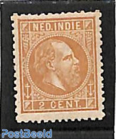 Netherlands Indies 1870 2c Pale Brown, Perf. 12.5:12, Stamp Out Of Set, Unused (hinged) - Autres & Non Classés