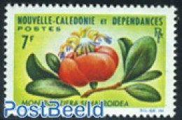 New Caledonia 1965 7F, Stamp Out Of Set, Mint NH, Nature - Flowers & Plants - Ongebruikt