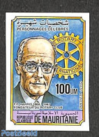 Mauritania 1984 100u, Imperforated, Stamp Out Of Set, Mint NH, Various - Rotary - Rotary Club