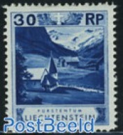 Liechtenstein 1930 30Rp, Stamp Out Of Set, Unused (hinged), Religion - Churches, Temples, Mosques, Synagogues - Nuovi