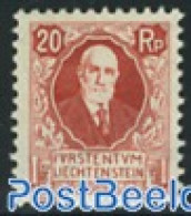 Liechtenstein 1925 Stamp Out Of Set, Unused (hinged), History - Kings & Queens (Royalty) - Unused Stamps
