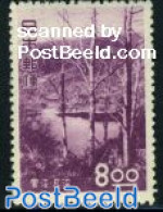 Japan 1951 8.00, Stamp Out Of Set, Mint NH, Nature - Trees & Forests - Nuevos