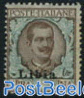 Italian Lybia 1915 1L, Stamp Out Of Set, Unused (hinged) - Libië