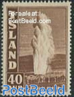 Iceland 1939 40A, Stamp Out Of Set, Unused (hinged), History - Geology - Neufs