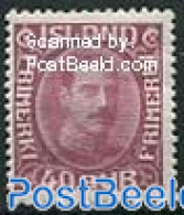 Iceland 1931 40A, Stamp Out Of Set, Unused (hinged) - Nuevos