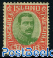 Iceland 1920 30A, Red/green, Stamp Out Of Set, Unused (hinged) - Nuovi
