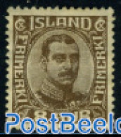 Iceland 1920 8A Brown, Stamp Out Of Set, Unused (hinged) - Ongebruikt