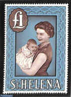 Saint Helena 1961 1Pound, Stamp Out Of Set, Mint NH, Nature - Flowers & Plants - Isla Sta Helena