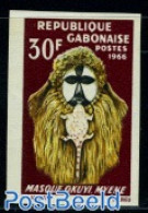 Gabon 1966 Stamp Out Of Set, Mint NH, Art - Art & Antique Objects - Ungebraucht