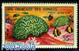 French Somalia 1963 55F, Stamp Out Of Set, Mint NH, Nature - Fish - Poissons