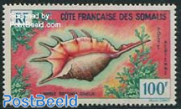 French Somalia 1962 100F, Stamp Out Of Set, Mint NH, Nature - Shells & Crustaceans - Maritiem Leven