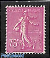 France 1924 75c, Stamp Out Of Set, Mint NH - Neufs