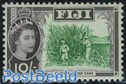 Fiji 1964 10sh, WM5, Stamp Out Of Set, Mint NH, Various - Agriculture - Landwirtschaft