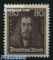 Germany, Empire 1926 80pf, Stamp Out Of Set, Unused (hinged), Art - Self Portraits - Neufs