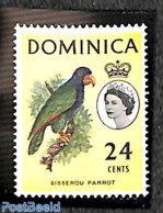 Dominica 1963 24c, Stamp Out Of Set, Unused (hinged), Nature - Birds - República Dominicana