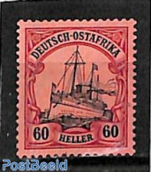 Germany, Colonies 1905 Ostafrika, 60H, Stamp Out Of Set, Unused (hinged), Transport - Ships And Boats - Boten