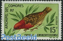 Comoros 1967 15F, Stamp Out Of Set, Mint NH, Nature - Birds - Komoren (1975-...)