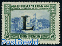 Colombia 1950 Stamp Out Of Set, Mint NH, Art - Libraries - Colombie