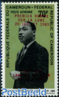 Cameroon 1969 70F, Stamp Out Of Set, Mint NH, History - Transport - Politicians - Space Exploration - Camerun (1960-...)