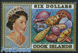 Cook Islands 1974 $6, Stamp Out Of Set, Mint NH, Nature - Shells & Crustaceans - Mundo Aquatico