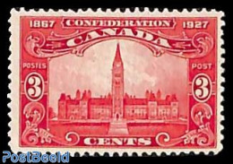 Canada 1927 3c, Stamp Out Of Set, Unused (hinged), Art - Architecture - Ongebruikt