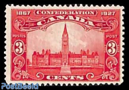 Canada 1927 3c, Stamp Out Of Set, Unused (hinged), Art - Architecture - Nuevos