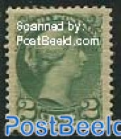 Canada 1870 2c, Green, Stamp Out Of Set, Unused (hinged) - Nuevos