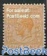 Bahamas 1912 4d, WM Mult. Crown-CA, Stamp Out Of Set, Unused (hinged) - Andere & Zonder Classificatie