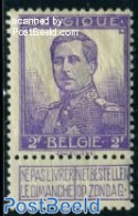 Belgium 1912 2Fr, Stamp Out Of Set, Unused (hinged) - Ungebraucht